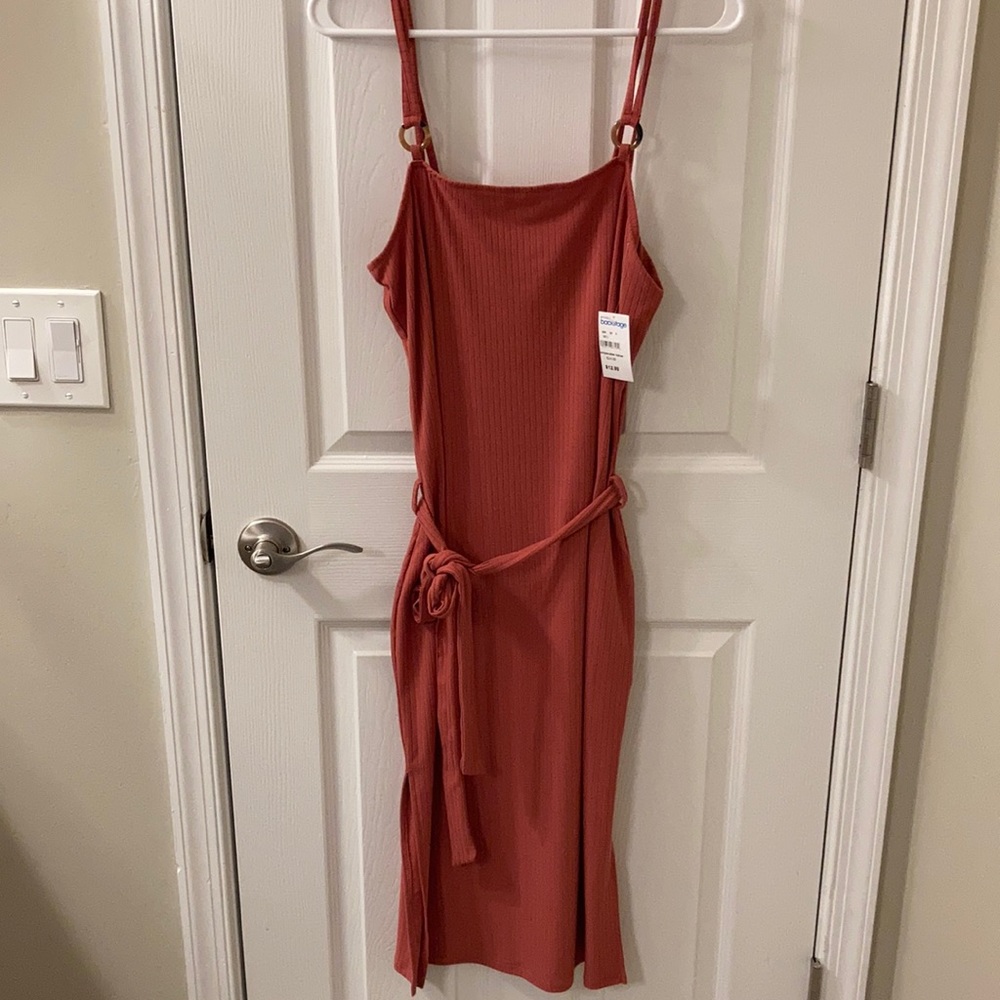 Ribbed 3/4 dress